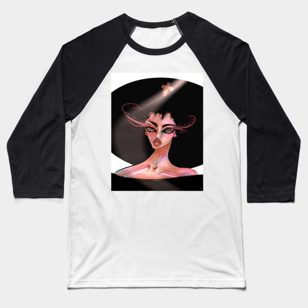 Fashion queen Baseball T-Shirt by valentyna mohylei